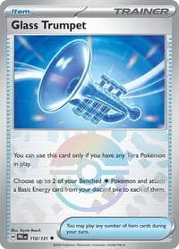 SV: Prismatic Evolutions Glass Trumpet (Poke Ball Pattern) #110/131