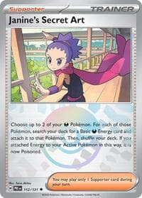 SV: Prismatic Evolutions Janine's Secret Art - 112/131 (Poke Ball Pattern) #112/131