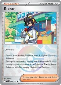 SV: Prismatic Evolutions Kieran - 113/131 (Poke Ball Pattern) #113/131