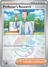 SV: Prismatic Evolutions Professor's Research [Professor Elm] (Poke Ball Pattern) #123/131