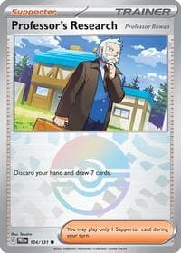 SV: Prismatic Evolutions Professor's Research [Professor Rowan] (Poke Ball Pattern) #124/131