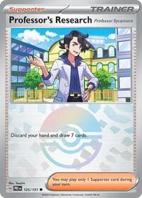 SV: Prismatic Evolutions Professor's Research [Professor Sycamore] (Poke Ball Pattern) #125/131