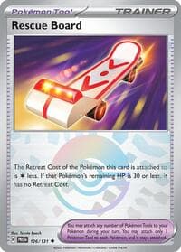SV: Prismatic Evolutions Rescue Board (Poke Ball Pattern) #126/131