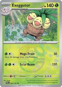 SV: Prismatic Evolutions Exeggutor (Master Ball Pattern) #002/131