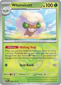 SV: Prismatic Evolutions Whimsicott (Master Ball Pattern) #008/131