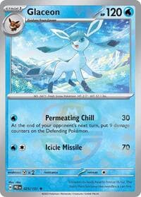 SV: Prismatic Evolutions Glaceon (Master Ball Pattern) #025/131
