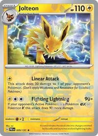 SV: Prismatic Evolutions Jolteon (Master Ball Pattern) #029/131