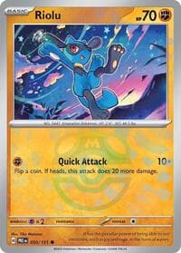 SV: Prismatic Evolutions Riolu (Master Ball Pattern) #050/131