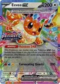 Miscellaneous Cards & Products Eevee ex - 075/131 (Prismatic Evolutions Stamp) #075/131