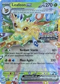 Miscellaneous Cards & Products Leafeon ex - 006/131 (Prismatic Evolutions Stamp) #006/131