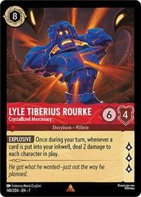 Archazia's Island Lyle Tiberius Rourke - Crystallized Mercenary #140/204