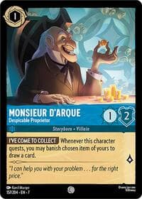 Archazia's Island Monsieur D'Arque - Despicable Proprietor #157/204