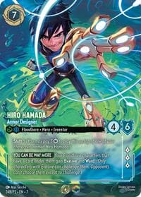 Disney Lorcana Promo Cards Hiro Hamada - Armor Designer (Store Championship) #24B