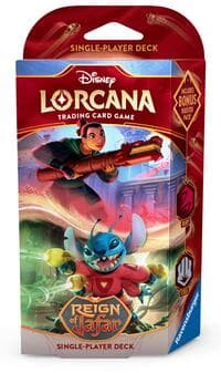 Reign of Jafar Disney Lorcana: Reign of Jafar Starter Deck (Ruby & Steel)