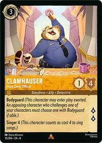 Reign of Jafar Clawhauser - Front Desk Officer #35/204