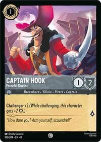 Reign of Jafar Captain Hook - Forceful Duelist #186/204