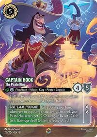 Reign of Jafar Captain Hook - The Pirate King (Enchanted) #215/204