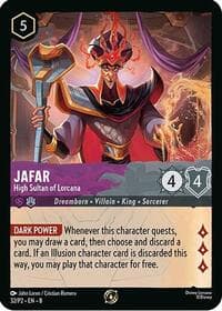 Disney Lorcana Promo Cards Jafar - High Sultan of Lorcana (Store Champion Participant) #32