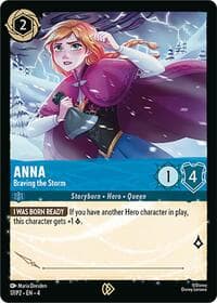 Disney Lorcana Promo Cards Anna - Braving the Storm #17