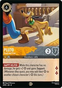 Disney Lorcana Promo Cards Pluto - Tried and True #27