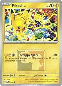 SV: Scarlet & Violet Promo Cards Pikachu - 225 (World Championship 2025) [Winner] #225