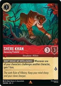 Fabled Shere Khan - Menacing Predator #104/204
