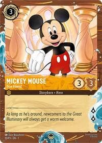 Disney Lorcana Promo Cards Mickey Mouse - True Friend (Disney Cruise Promo) #10