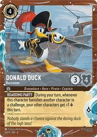 Disney Lorcana Promo Cards Donald Duck - Buccaneer (Disney Cruise Promo) #15
