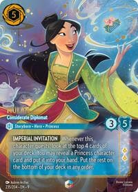 Fabled Mulan - Considerate Diplomat (Enchanted) #235/204