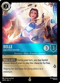 Disney Lorcana Promo Cards Belle - Apprentice Inventor #37