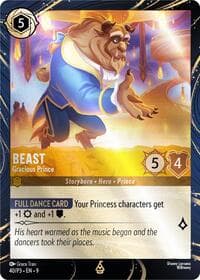 Disney Lorcana Promo Cards Beast - Gracious Prince #40