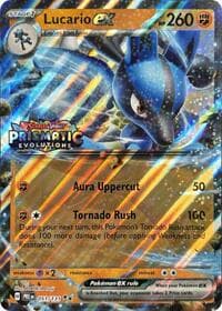 Miscellaneous Cards & Products Lucario ex (Prismatic Evolutions Stamp) #051/131