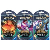 Whispers in the Well Disney Lorcana: Whispers in the Well Sleeved Booster Pack Art Bundle [Set of 3]