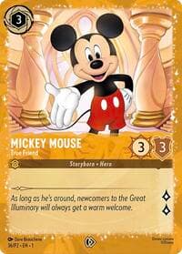 Disney Lorcana Promo Cards Mickey Mouse - True Friend (Puzzle Promo) #36