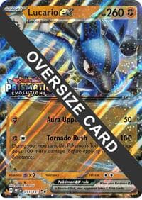 Jumbo Cards Lucario ex (Prismatic Evolutions Stamp) #051/131