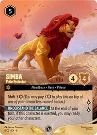 Disney Lorcana Promo Cards Simba - Pride Protector #8