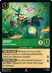 Whispers in the Well Goofy - Emerald Champion #91/204