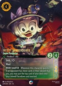 Whispers in the Well Webby Vanderquack - Junior Prospector (Enchanted) #229/204