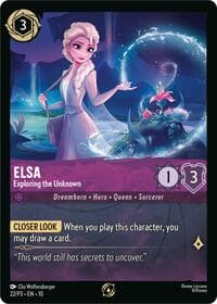 Disney Lorcana Promo Cards Elsa - Exploring the Unknown #22