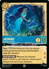 Disney Lorcana Promo Cards Jasmine - Soothing Princess #26