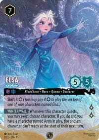 Disney Lorcana Promo Cards Elsa - Ice Maker (Foil) #2