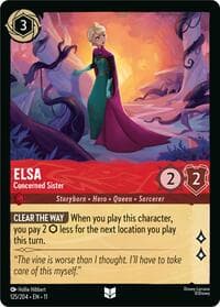 Winterspell Elsa - Concerned Sister #125/204