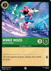 Winterspell Minnie Mouse - Spinning Skater #72/204
