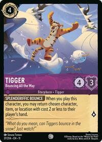Winterspell Tigger - Bouncing All the Way #37/204