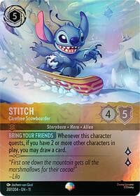 Winterspell Stitch - Carefree Snowboarder (Epic) #207/204