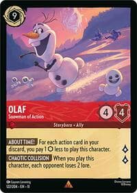 Winterspell Olaf - Snowman of Action #122/204