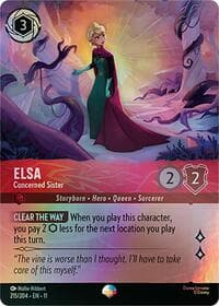 Winterspell Elsa - Concerned Sister (Epic) #215/204