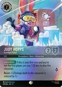Winterspell Judy Hopps - Snowball Patrol (Epic) #221/204
