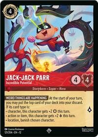 Wilds Unknown Jack-Jack Parr - Incredible Potential #121/204
