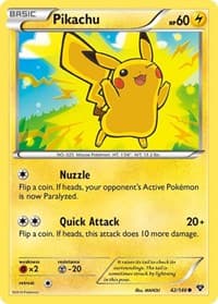 XY Base Set Pikachu #42/146